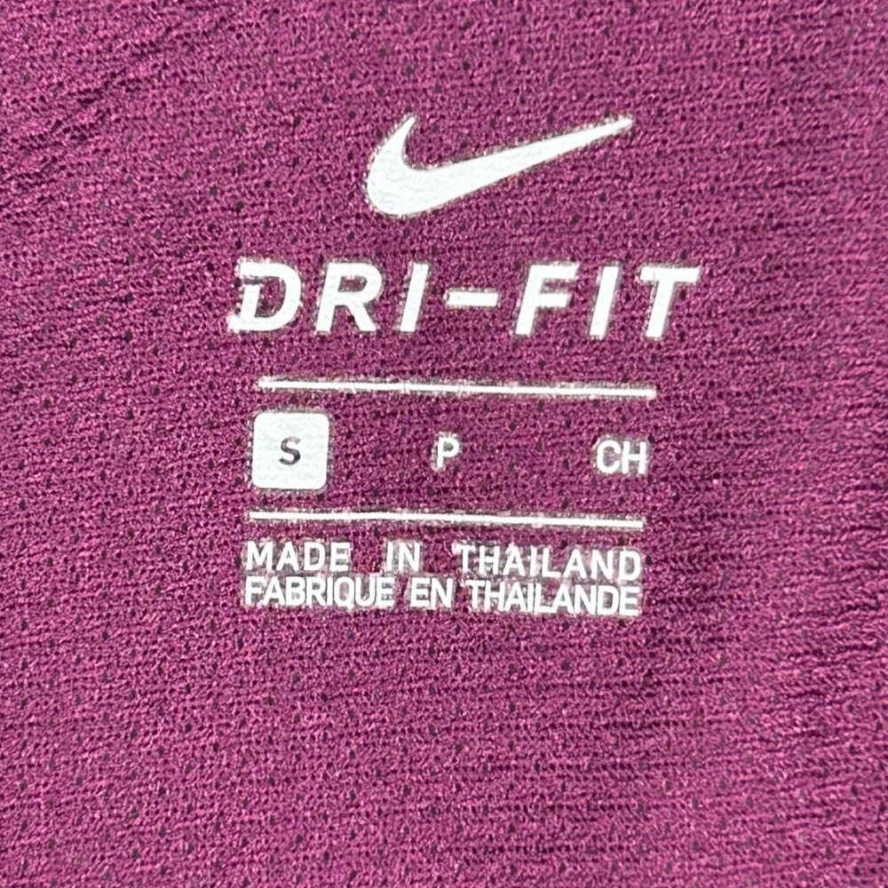 Nike Running Pullover Women S Purple Dri-FIT 1/4 Zip Reflective Stripe - Picture 4 of 7